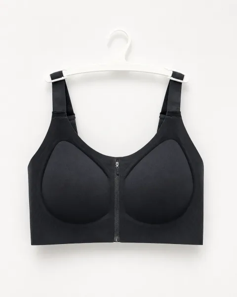 Women's Front-Zip Sports Bra - Style 3800