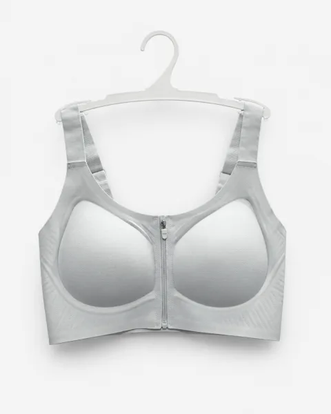Women's Front-Zip Sports Bra - Style 3800 - alternate view