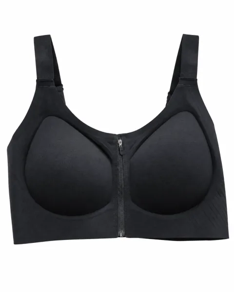 Women's Front-Zip Sports Bra - Style 3800