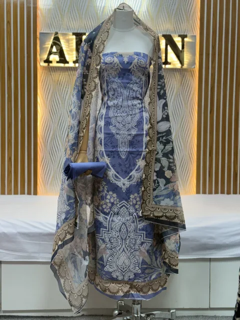Zam Zam Periwinkle Damask Paisley