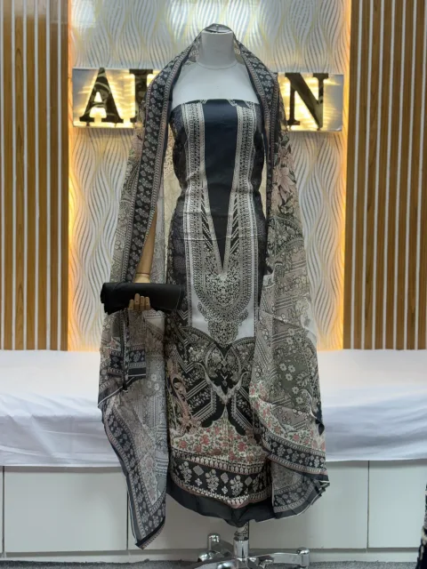 Zam Zam Black Ornate Intricate Lace