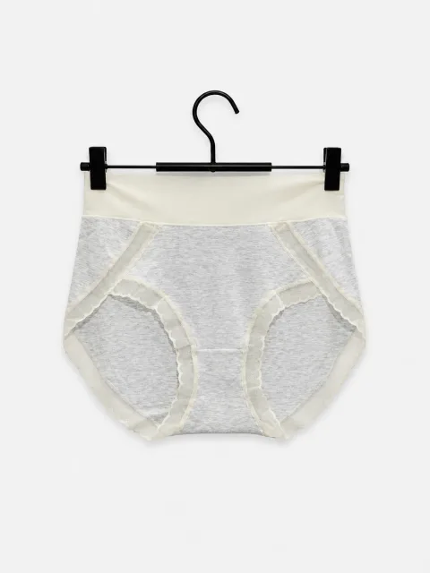 Women's Mesh-Trim High-Waist Panty - Style 218