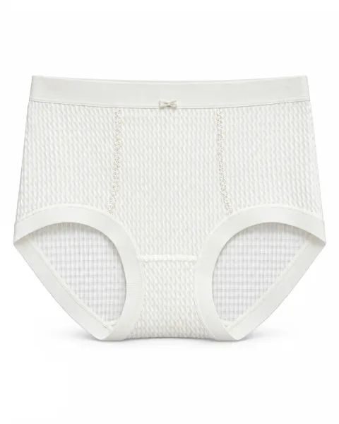 Women's Waffle-Knit High-Waist Panty - Style WAFFLEBRIEF0759
