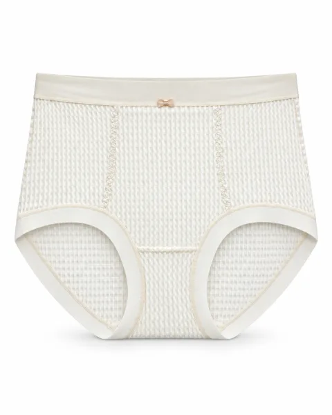 Women's Waffle-Knit High-Waist Panty - Style WAFFLEBRIEF0759 - alternate view