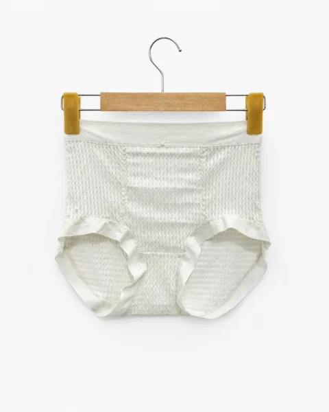 Women's Waffle-Knit High-Waist Panty - Style WAFFLEBRIEF0759 - alternate view