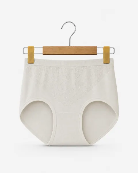 Women's 7A Antibacterial High-Waist Panty - Style 8801BRIEF - alternate view