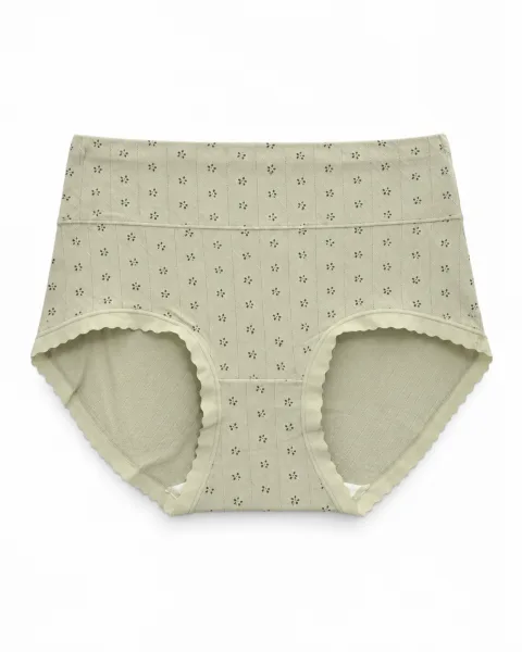 Women's XINMENGER Printed High-Waist Briefs - Style 5908