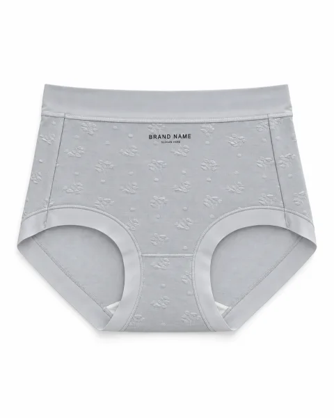 Women's Textured Comfort High-Waist Briefs - Style 507