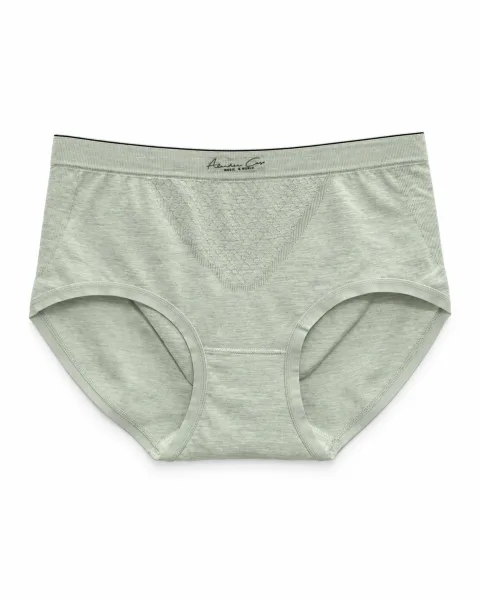 Women's 32-Gauge Zoned-Knit High-Waist Briefs - Style 6306
