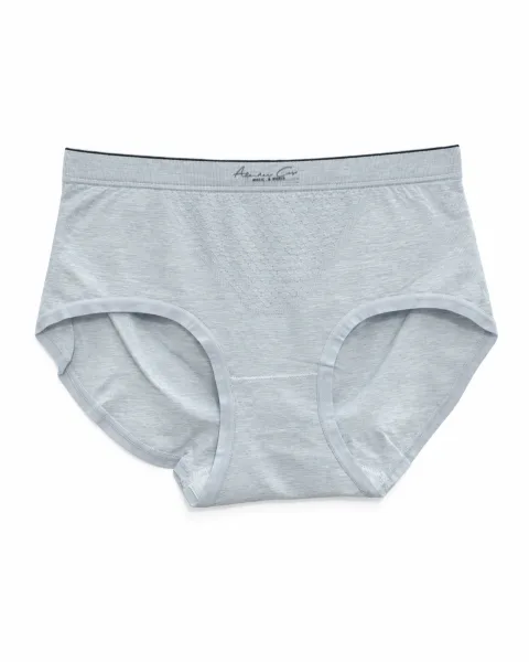 Women's 32-Gauge Zoned-Knit High-Waist Briefs - Style 6306 - বিকল্প ছবি