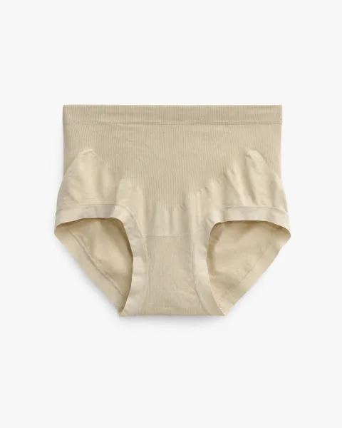 Women's Seamless High-Waist Zoned Shaping Briefs - Style 6643