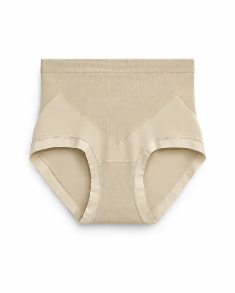 Women's Seamless High-Waist Zoned Shaping Briefs - Style 6643