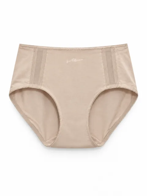 Women's Mesh-Panel High-Waist Briefs - Style 2658 - বিকল্প ছবি