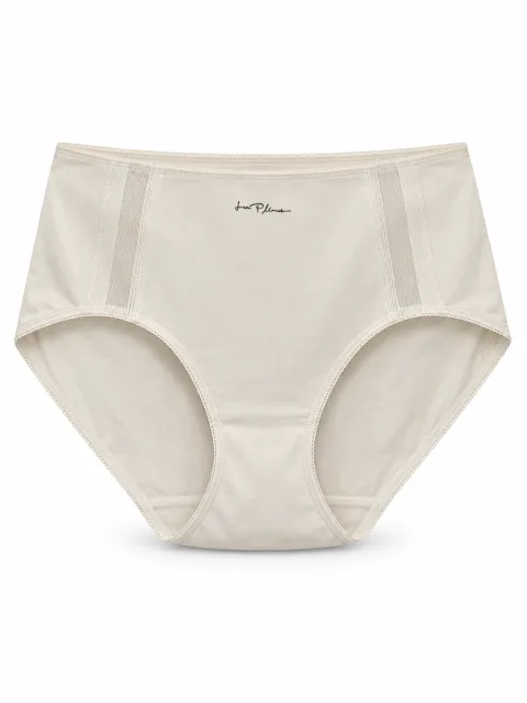 Women's Mesh-Panel High-Waist Briefs - Style 2658