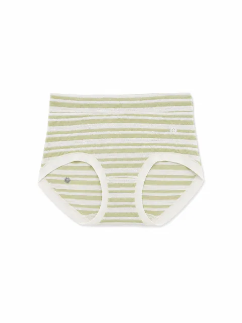 Women's Sheer-Stripe High-Waist Briefs - Style 9345