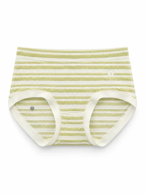 Women's Sheer-Stripe High-Waist Briefs - Style 9345