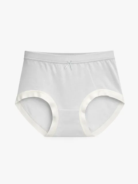 Women's Smooth Bow-Detail High-Waist Briefs - Style 2093