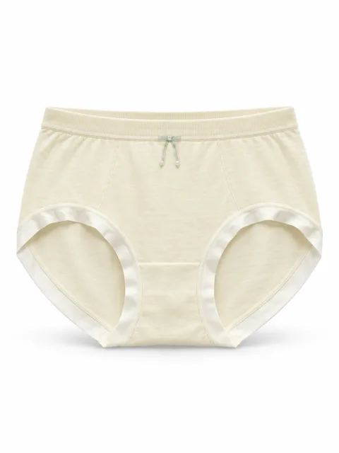 Women's Smooth Bow-Detail High-Waist Briefs - Style 2093 - alternate view