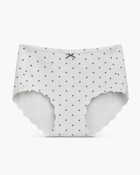 Women's Printed Seamless High-Waist Briefs - Style 6349 - alternate view