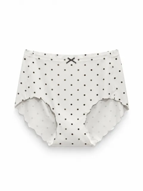 Women's Printed Seamless High-Waist Briefs - Style 6349 - alternate view
