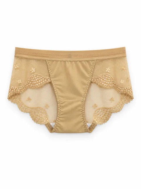 Women's Lace-Panel Mid-Rise Briefs - Style 8271