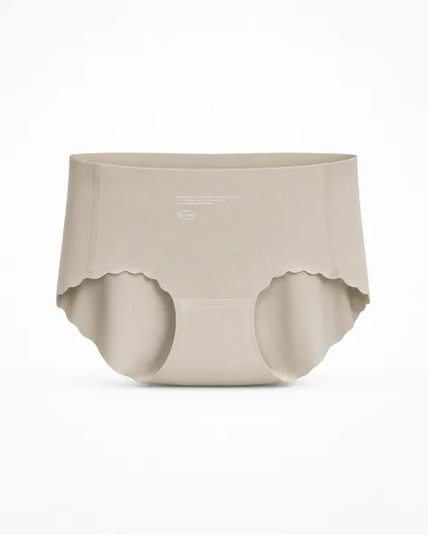 Women's Scallop-Edge Comfort Briefs - Style 8502 - alternate view