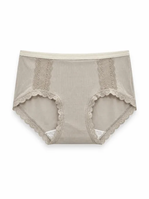 Women's Lace-Trim Comfort Briefs - Style 2133 - alternate view