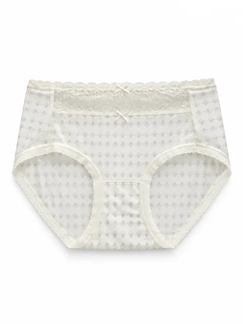 Women's Lace-Panel Printed Briefs - Style 5171