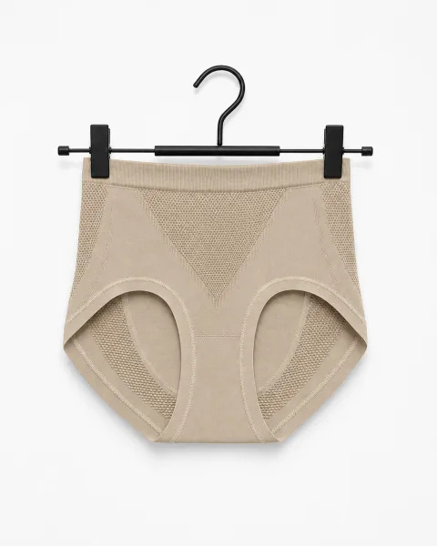 Women's 32-Needle Zoned-Knit High-Waist Panty - Style 1285 - alternate view