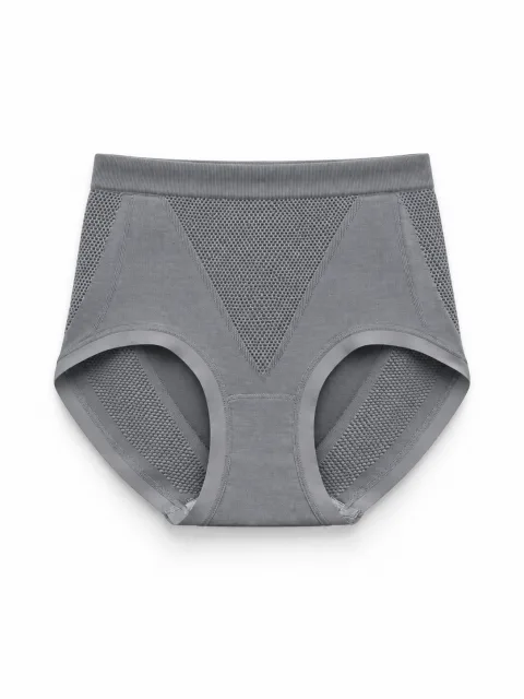 Women's 32-Needle Zoned-Knit High-Waist Panty - Style 1285