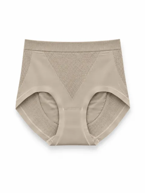 Women's 32-Needle Zoned-Knit High-Waist Panty - Style 1285 - alternate view