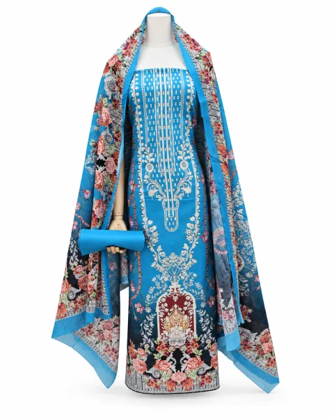 Zam Zam Turquoise Tribal Medallion - alternate view