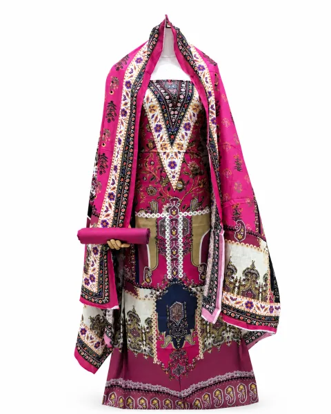 Zam Zam Fuchsia Mosaic Tapestry