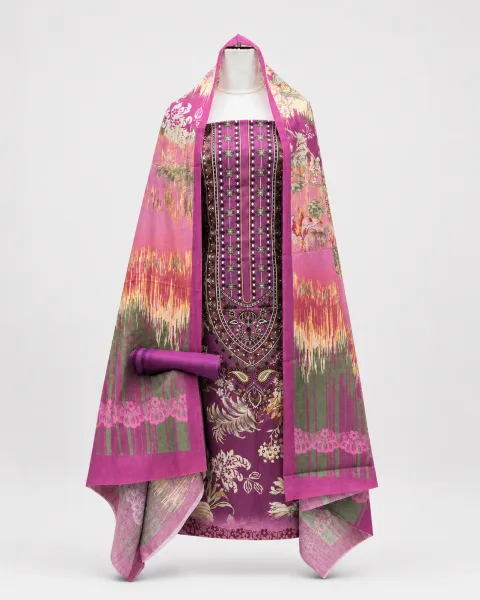 Zam Zam Blush Ikat Panel