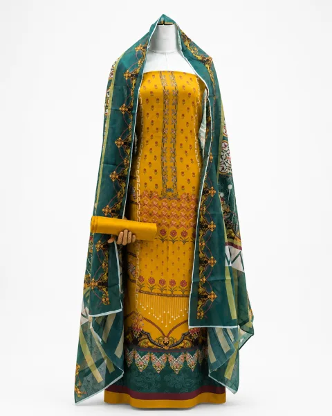 Zam Zam Mustard Lotus Border