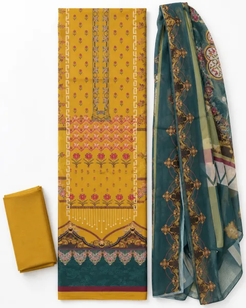 Zam Zam Mustard Lotus Border