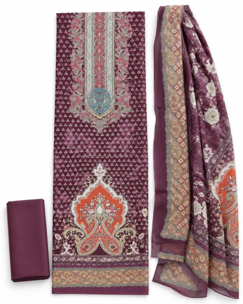 Zam Zam Mauve Mosaic Pendant