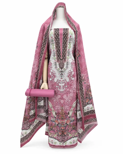 Zam Zam Dusty Rose Botanical Mirror - alternate view