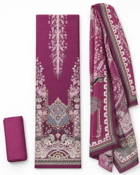 Zam Zam Plum Filigree Panel