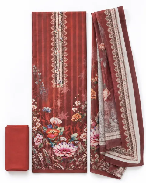 Zam Zam Rust Lotus Scroll