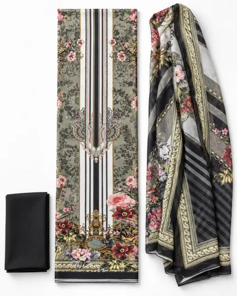 Zam Zam Striped Floral Arch