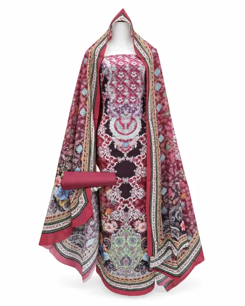 Zam Zam Red Lace Mosaic - alternate view