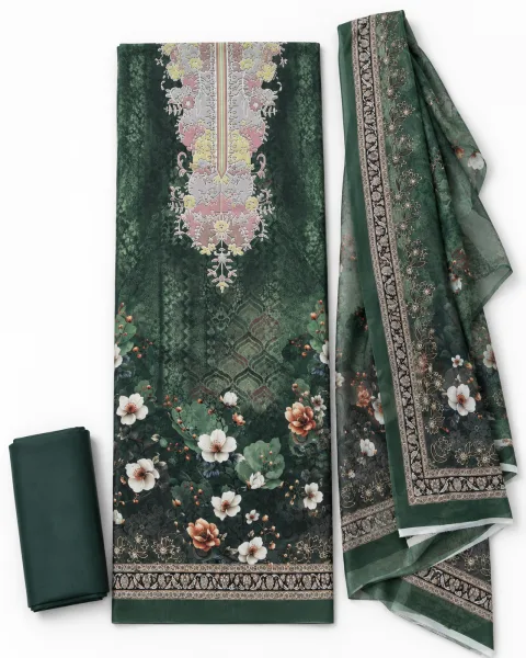 Zam Zam Forest Green Painted Bouquet