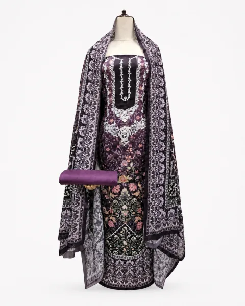 Zam Zam Purple Necklace Garden