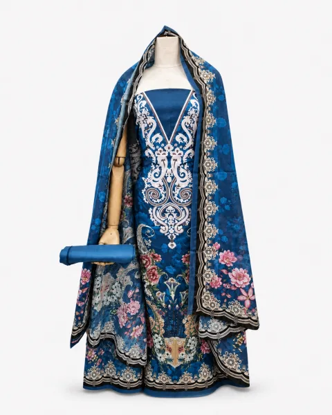 Zam Zam Blue Baroque Vines