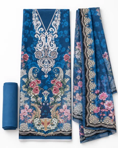 Zam Zam Blue Baroque Vines