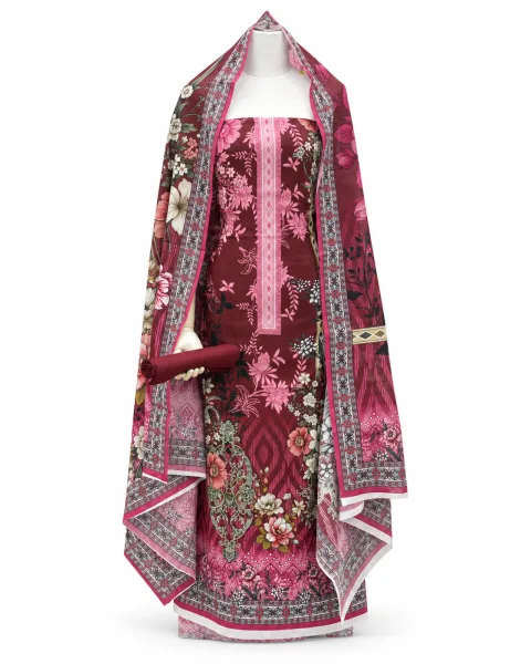 Zam Zam Fuchsia Rosewood Panel - alternate view