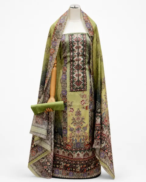 Zam Zam Sage Green Mughal Ornate