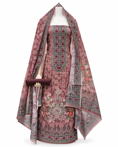 Zam Zam Dusty Rose Ornate Red Circle - বিকল্প ছবি