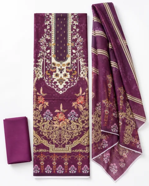 Zam Zam Purple Golden Baroque Bottom